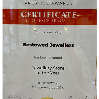 Winner of The Australian Prestige Awards for Excellence Best Jewellery Store