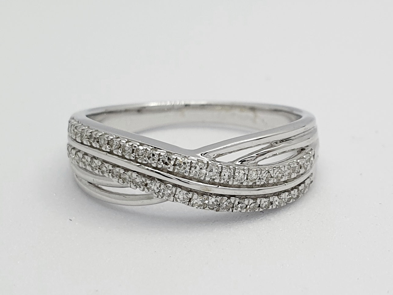 9ct White Gold Diamond Dress Ring 0.18CT TDW
