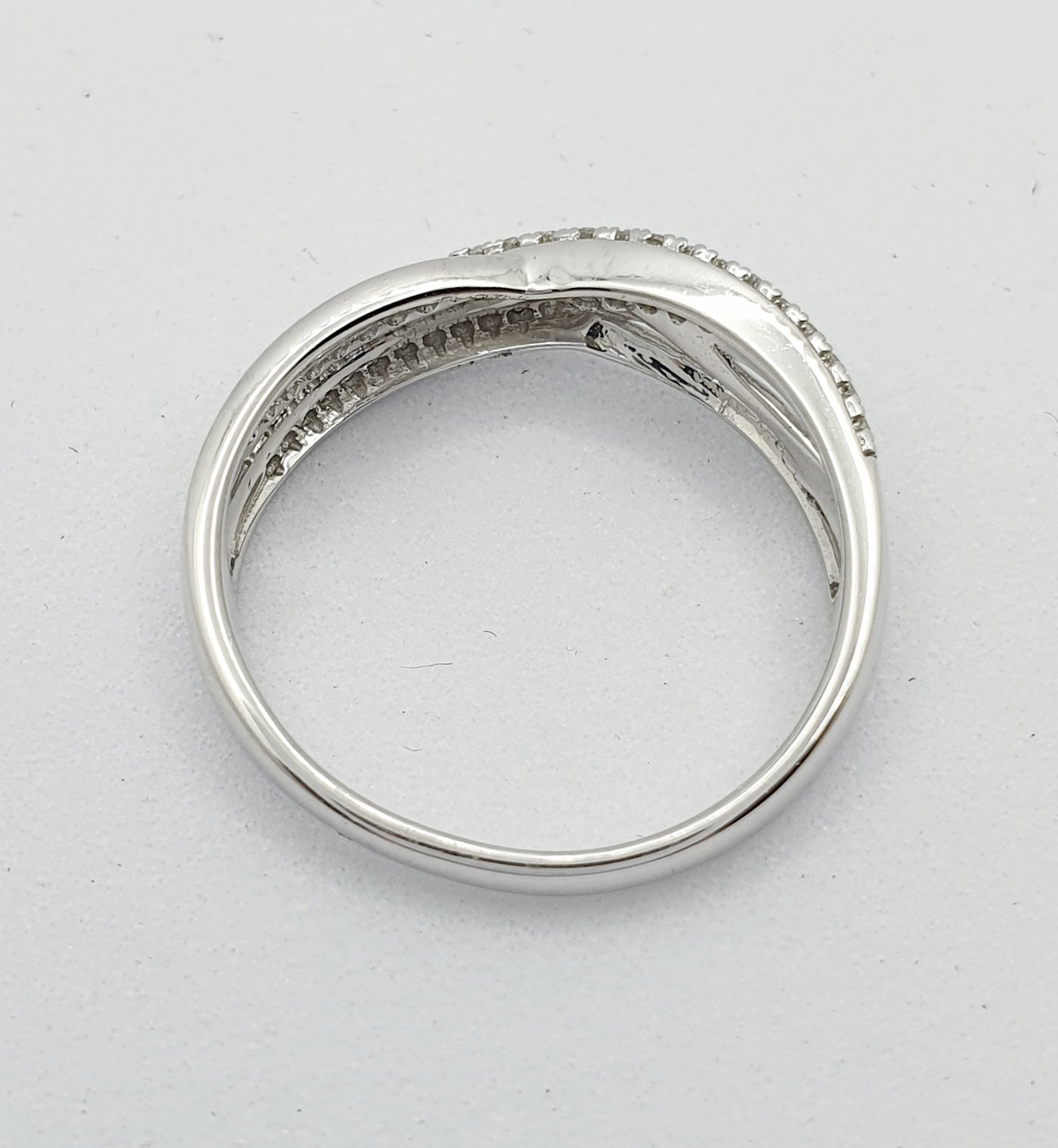 9ct White Gold Diamond Dress Ring 0.18CT TDW
