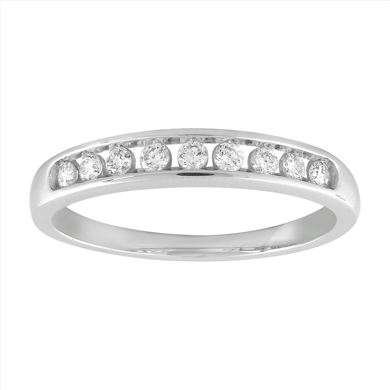 * 9K Wht Gold 0.20Ct Hi I1 Diamond Ring