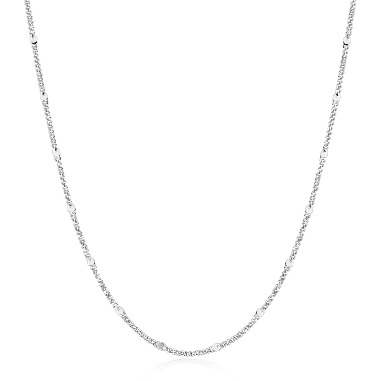 Ania Haie ORB Sterling Silver Necklace 40+7.5Cm