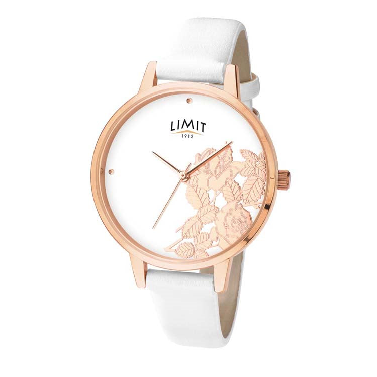 Sekonda Limit Rose Gold 3D Flower Ladies Watch
