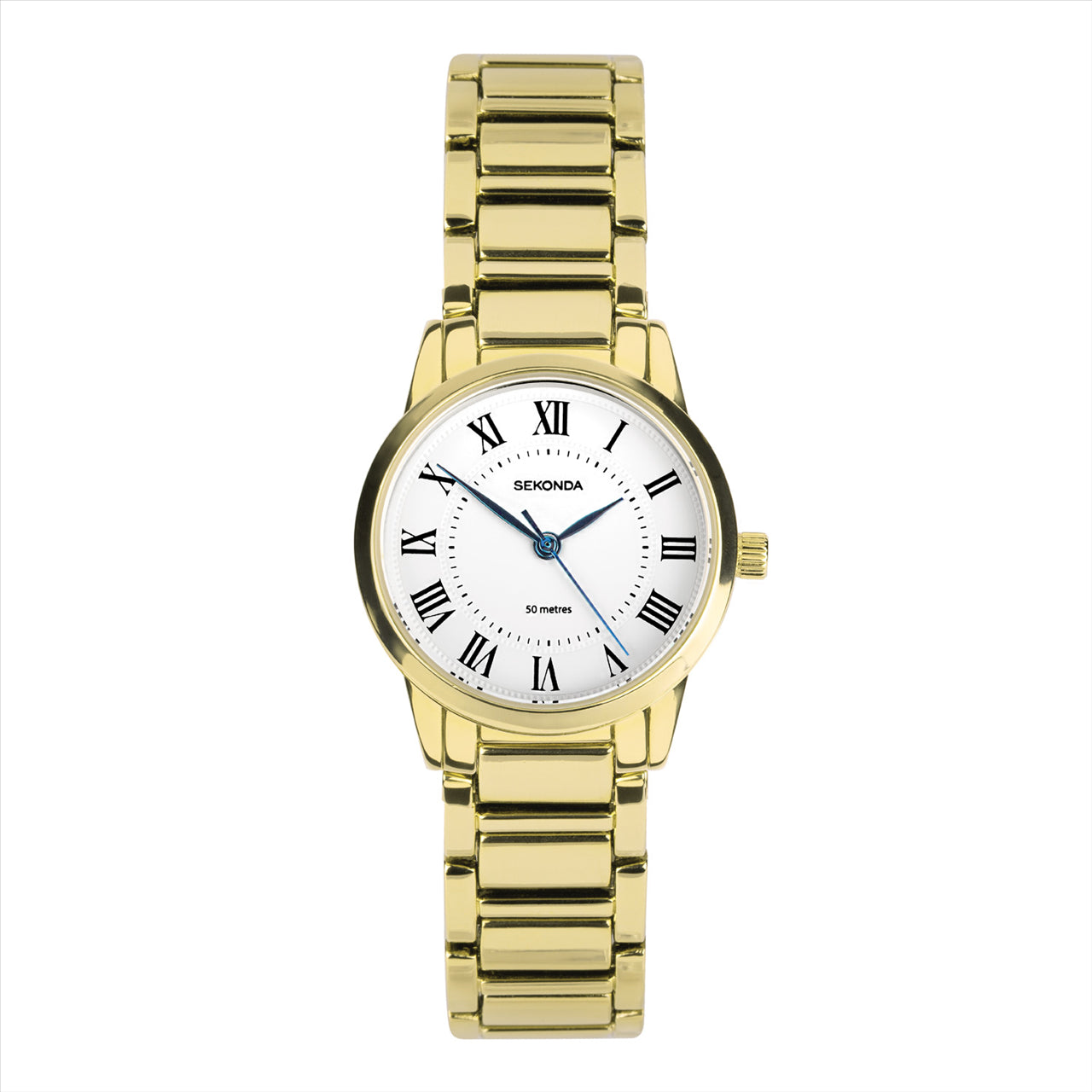 SEKONDA LADIES WATCH #5 BEAUMONT WHT DI IPG B/L 28mm