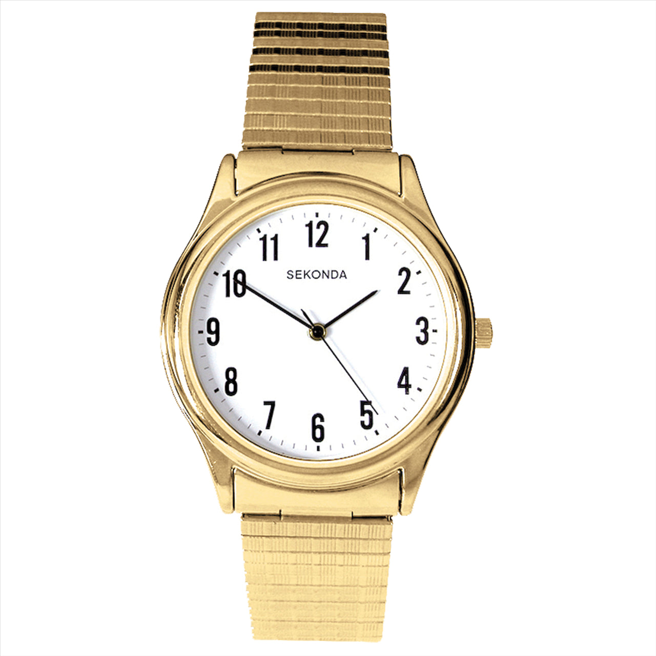 Gold Colour Expander White Dial 30M