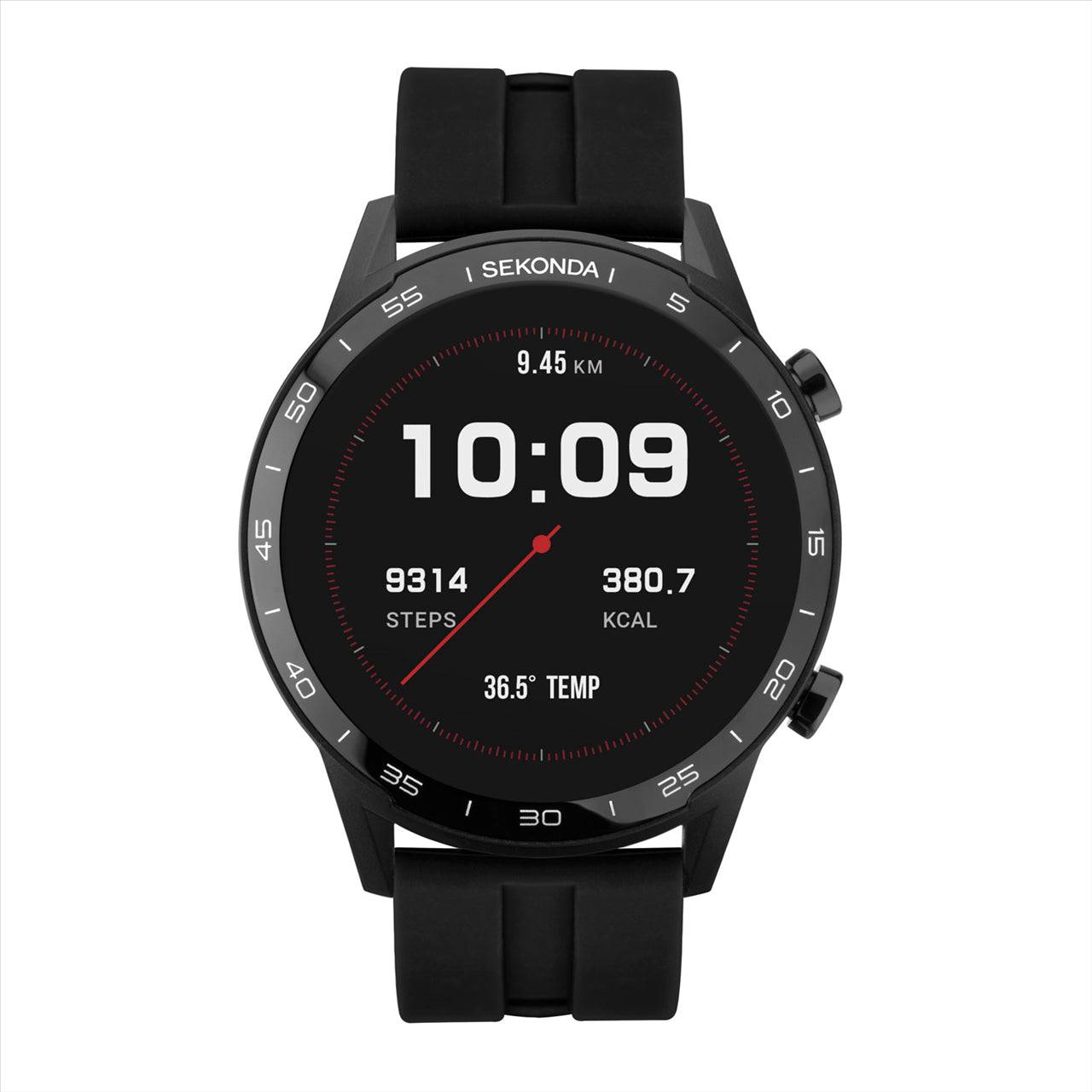 Smart Active Black Cs Silicon Strap 45Mm Smart Watch