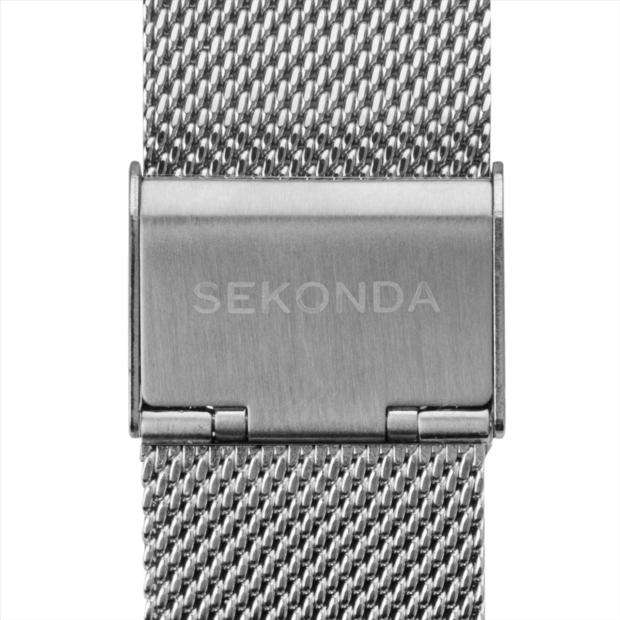 Sekonda Mens Watch Minamal Blue Dial Stainless Steel Mesh Bracelet & 40Mm Case