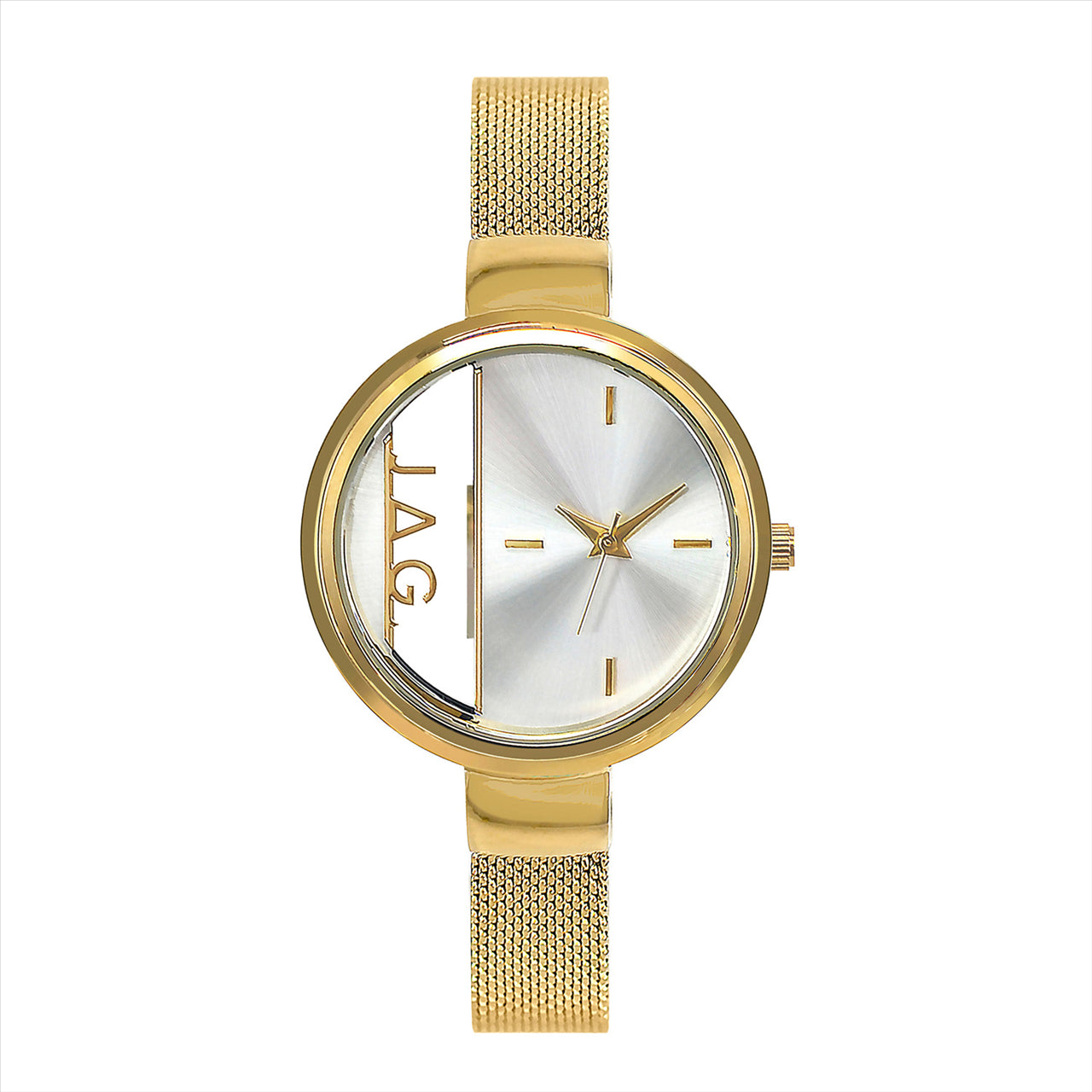 Jag Ladies Watch #5A Renmark Sil Dial Ipg 34Mm Ipg Blt
