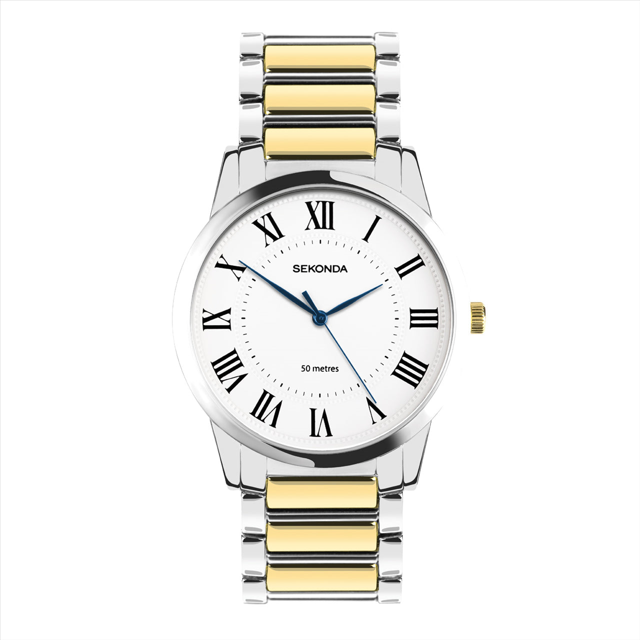 Sekonda Gents Watch #5 Beaumont Wht Di Tt B/L 40Mm