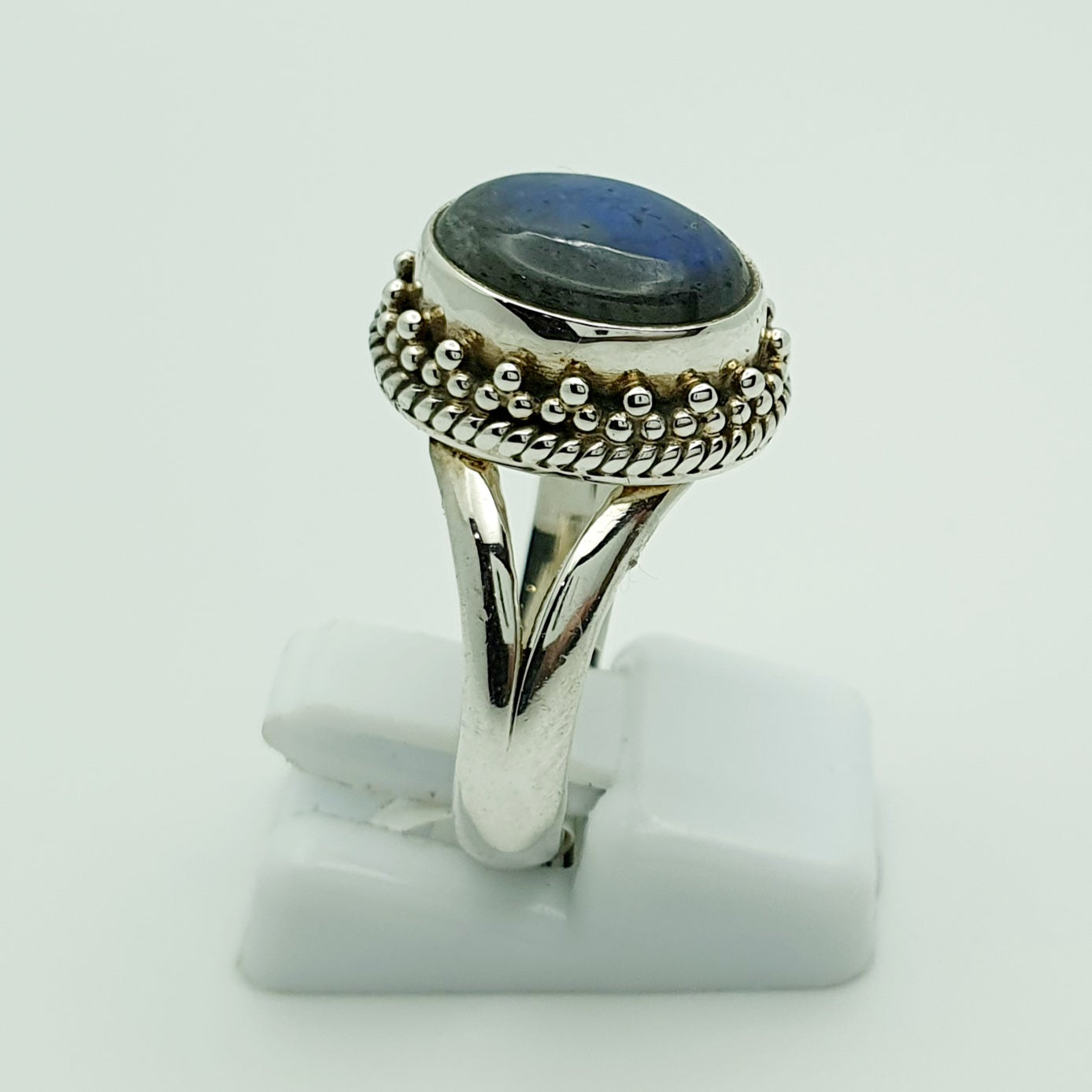 Sterling Silver Labradorite Ring Size 7/ N 1/2