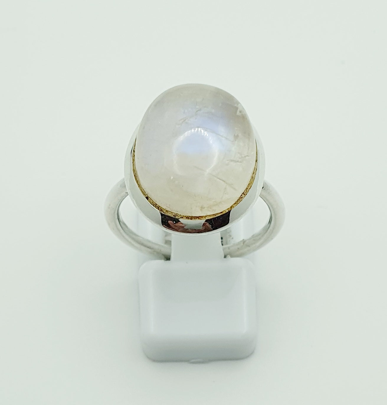 Sterling Silver Moonstone Ring Size 7/ N 1/2
