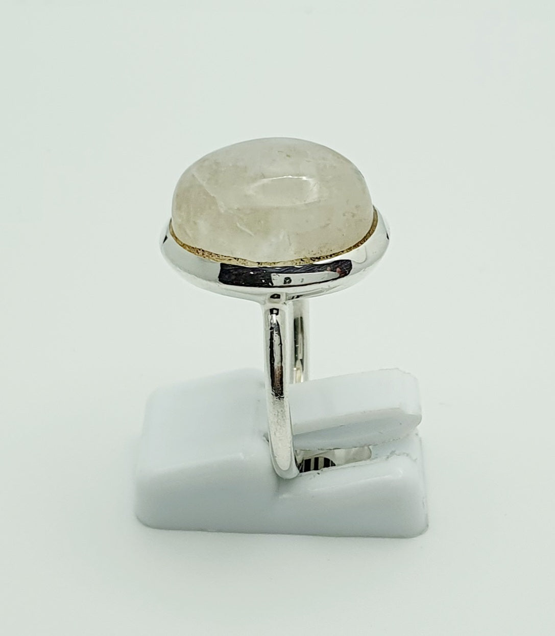 Sterling Silver Moonstone Ring Size 7/ N 1/2