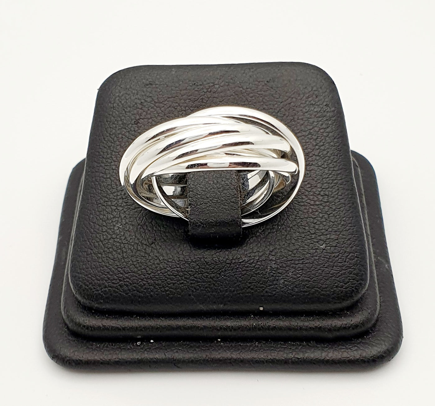 Sterling Silver 8-band Russian Wedder Ring MEDIUM (cannot be resized)