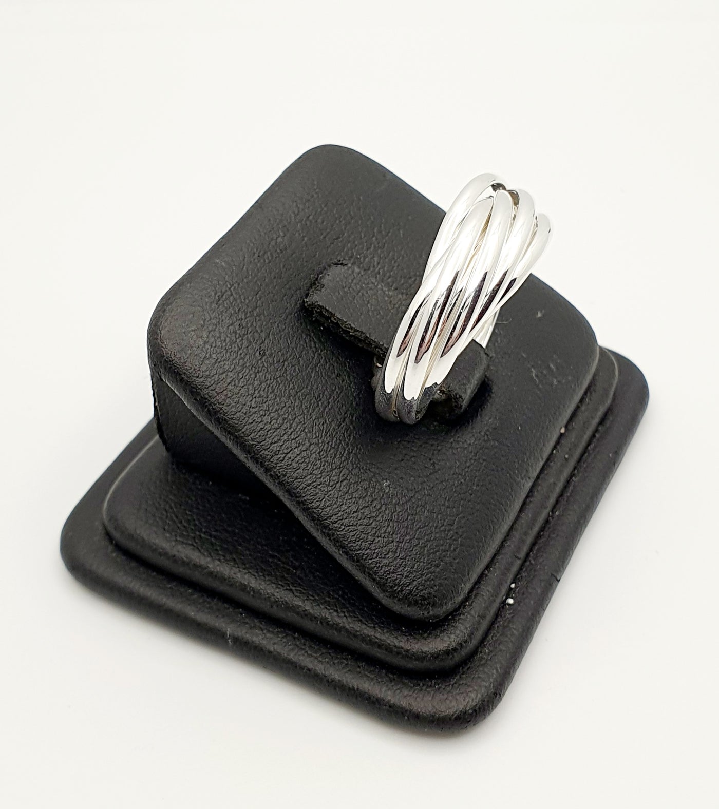 Sterling Silver 8-band Russian Wedder Ring MEDIUM (cannot be resized)