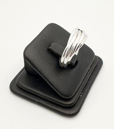 Sterling Silver 8-band Russian Wedder Ring MEDIUM (cannot be resized)