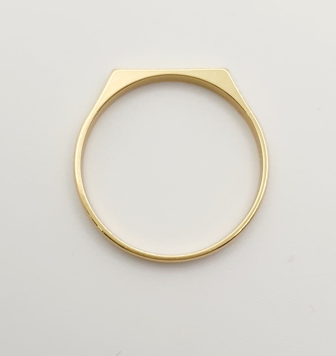 18K Gold, filled, Flat Top Ring Size 7/N