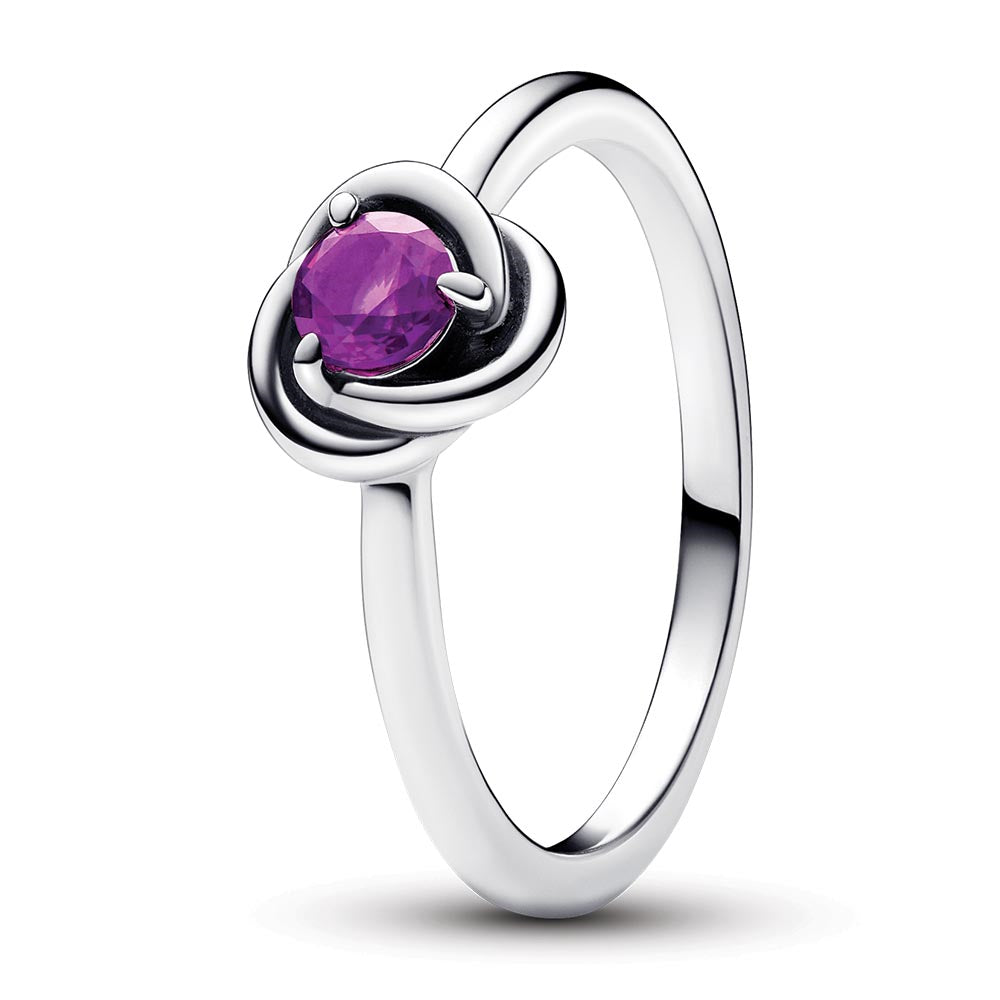 PANDORA February Birthstone Ring
