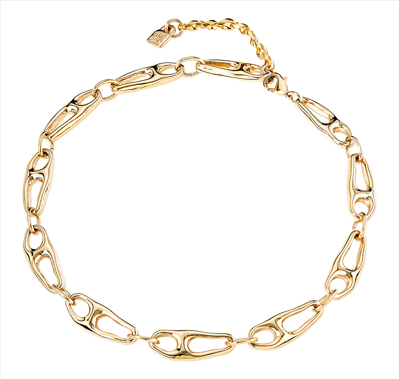 UNOde50 BE THE ONLY ONE NECKLACE Necklace in metal plated in 18k gold
