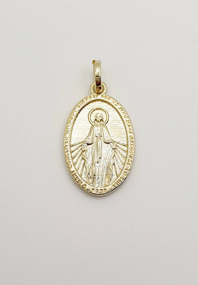 18K Gold, Filled, Our Lady Of Grace Medal/Miraculous Medal