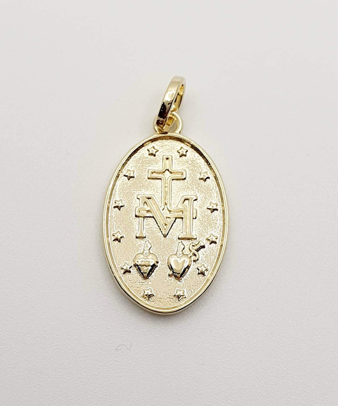 18K Gold, Filled, Our Lady Of Grace Medal/Miraculous Medal