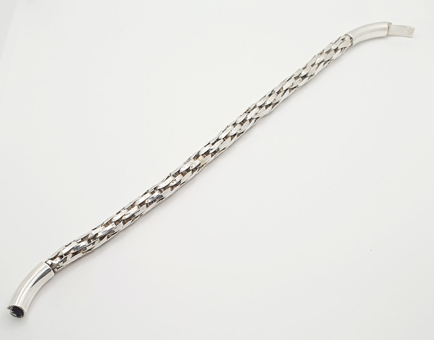 S/S Silver Gents Bracelet 23cm