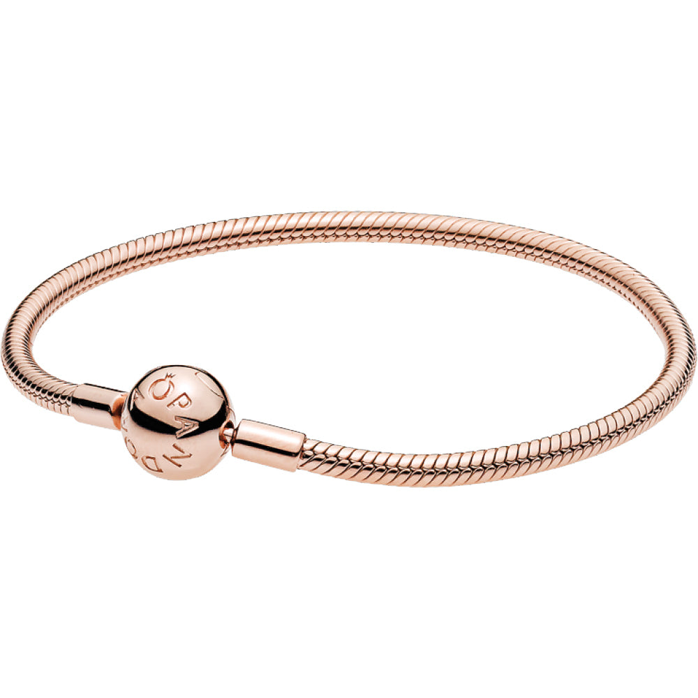 PANDORA Rose MOMENTS Smooth Clasp Bracelet 19CM