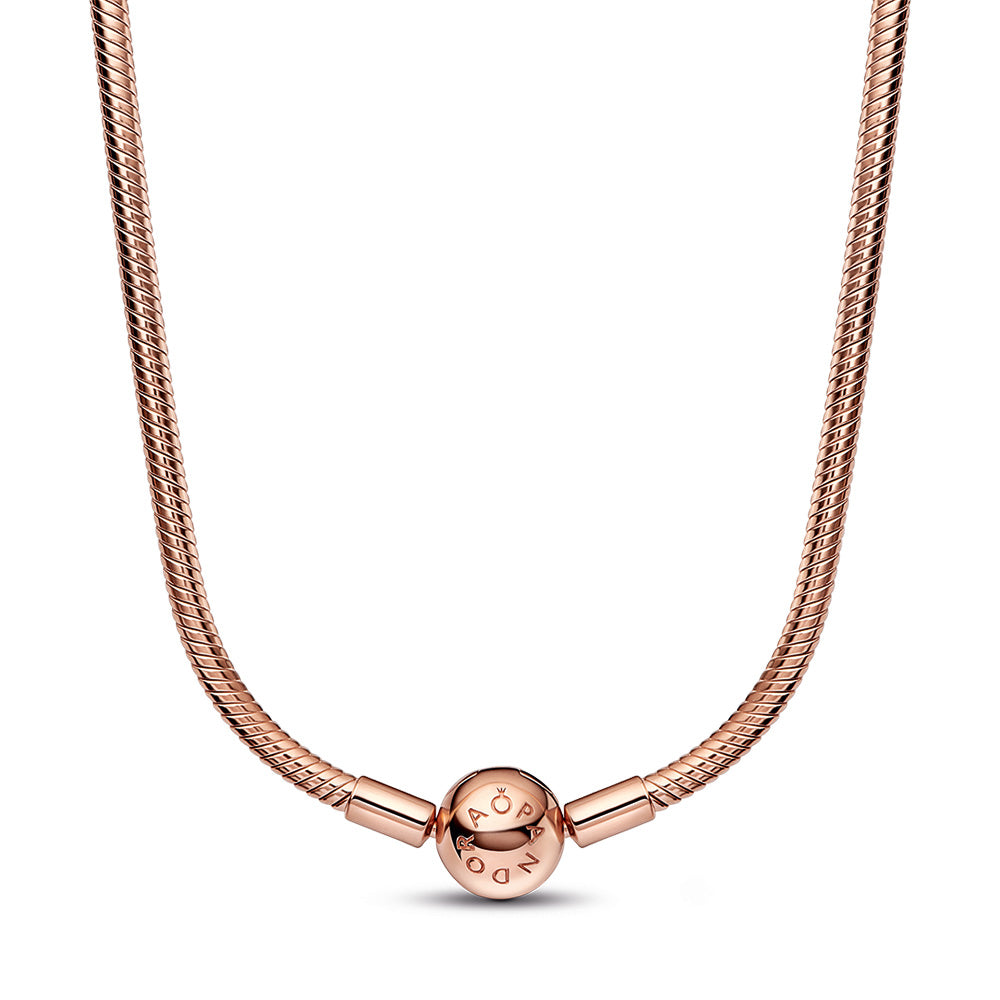 Snake Chain 14K Rose Gold-Plated Necklace 50cm