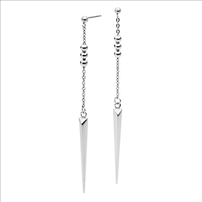 Sterling Silver Long Haning Drop Earrings