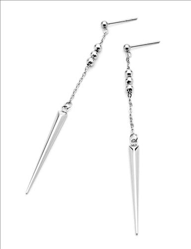 Sterling Silver Long Haning Drop Earrings