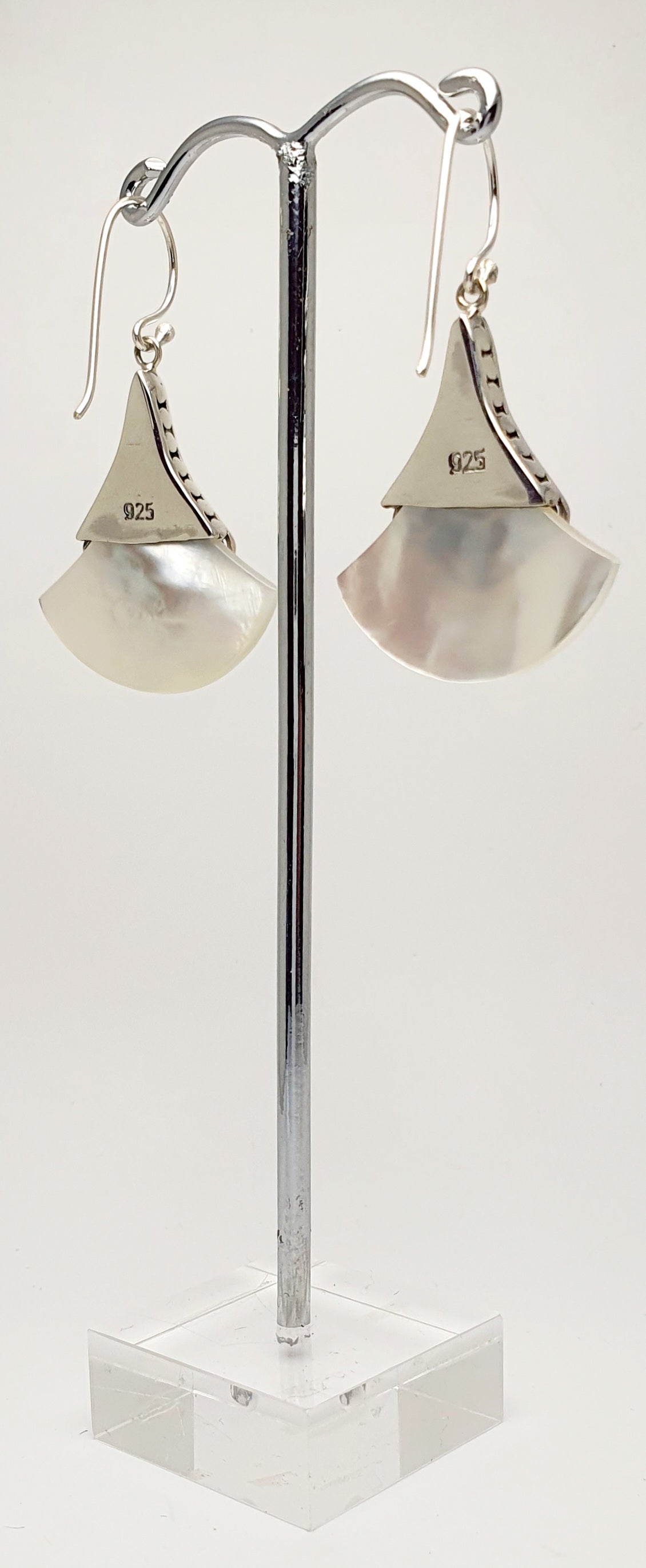 Sterling Silver Mother Of Pearl Earrings