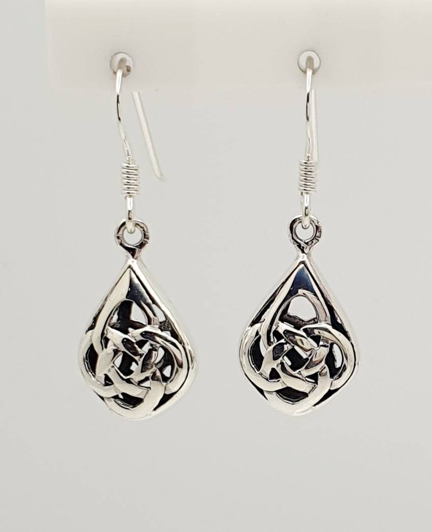 Sterling Silver Celtic 15mm X 10mm Earring's