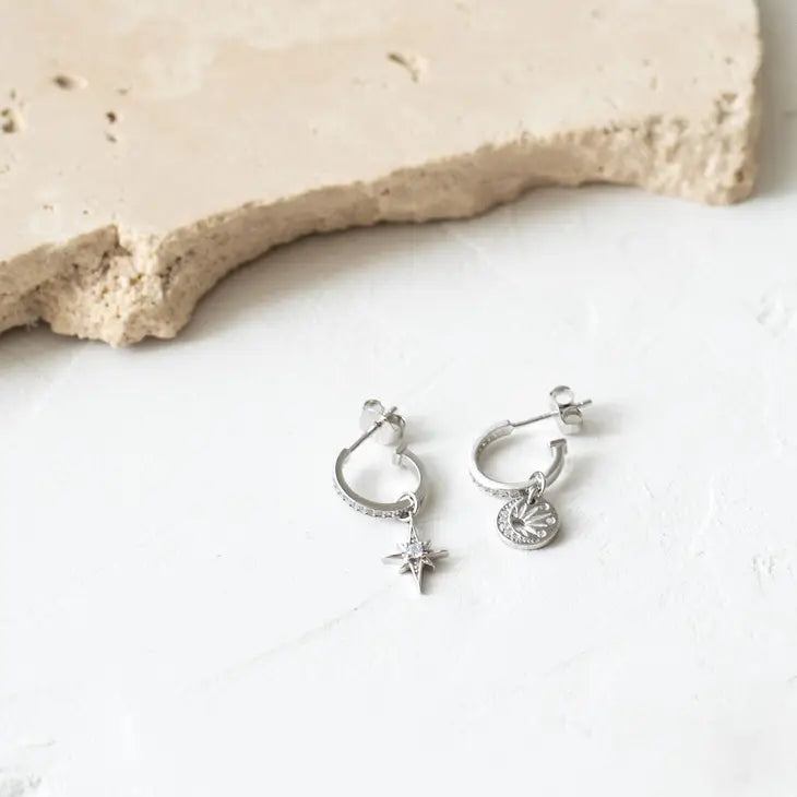 Lucky Star Earrings Are Crafted From .925 Sterling Silver With Luminous Rhodium Plating