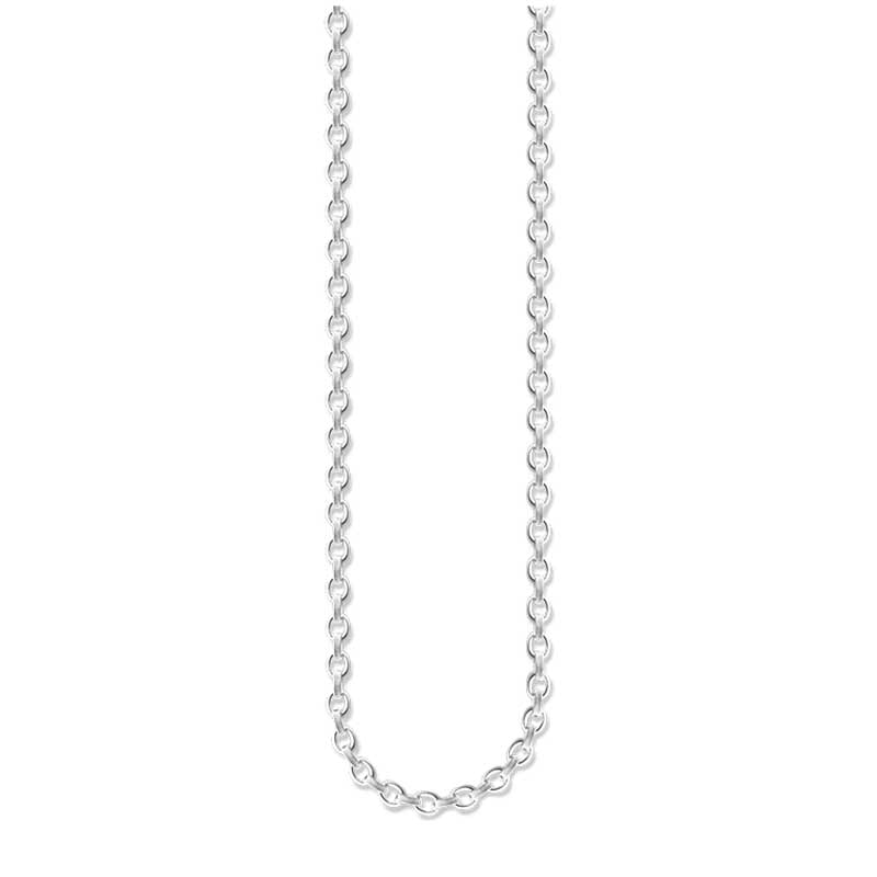 Thomas Sabo Charm Club Sterling Silver Heavy Flat Cable Chain 53Cm