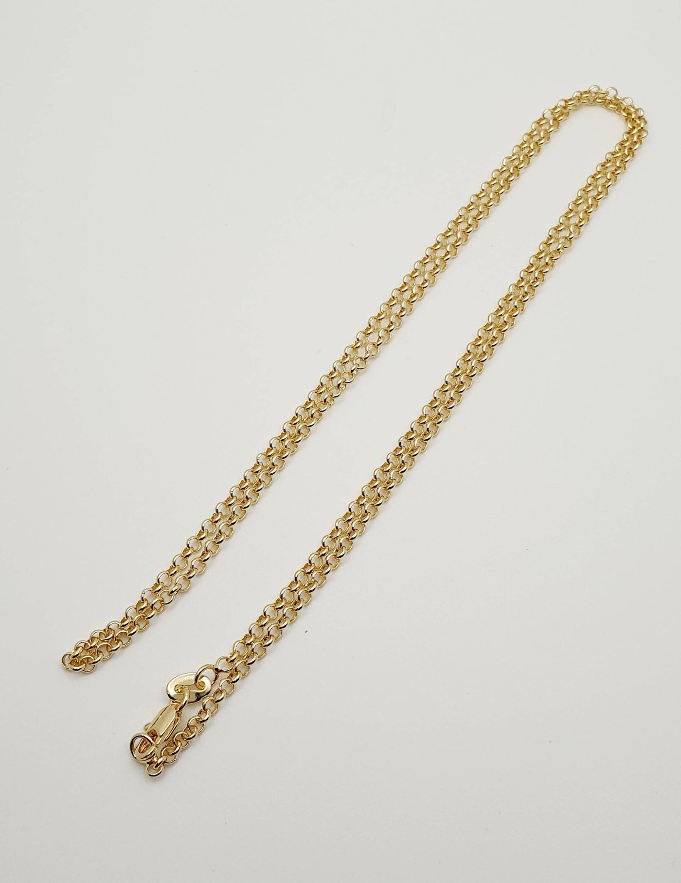 18K Gold, Filled, 2.5mm Rolo Chain 60cm