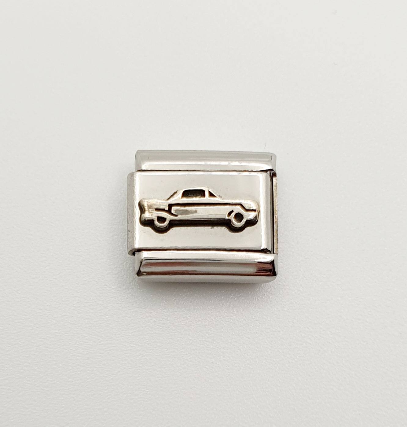 Nomination Charm Link "Vintage Car" Stainless Steel with 925 Silver, 330101 33