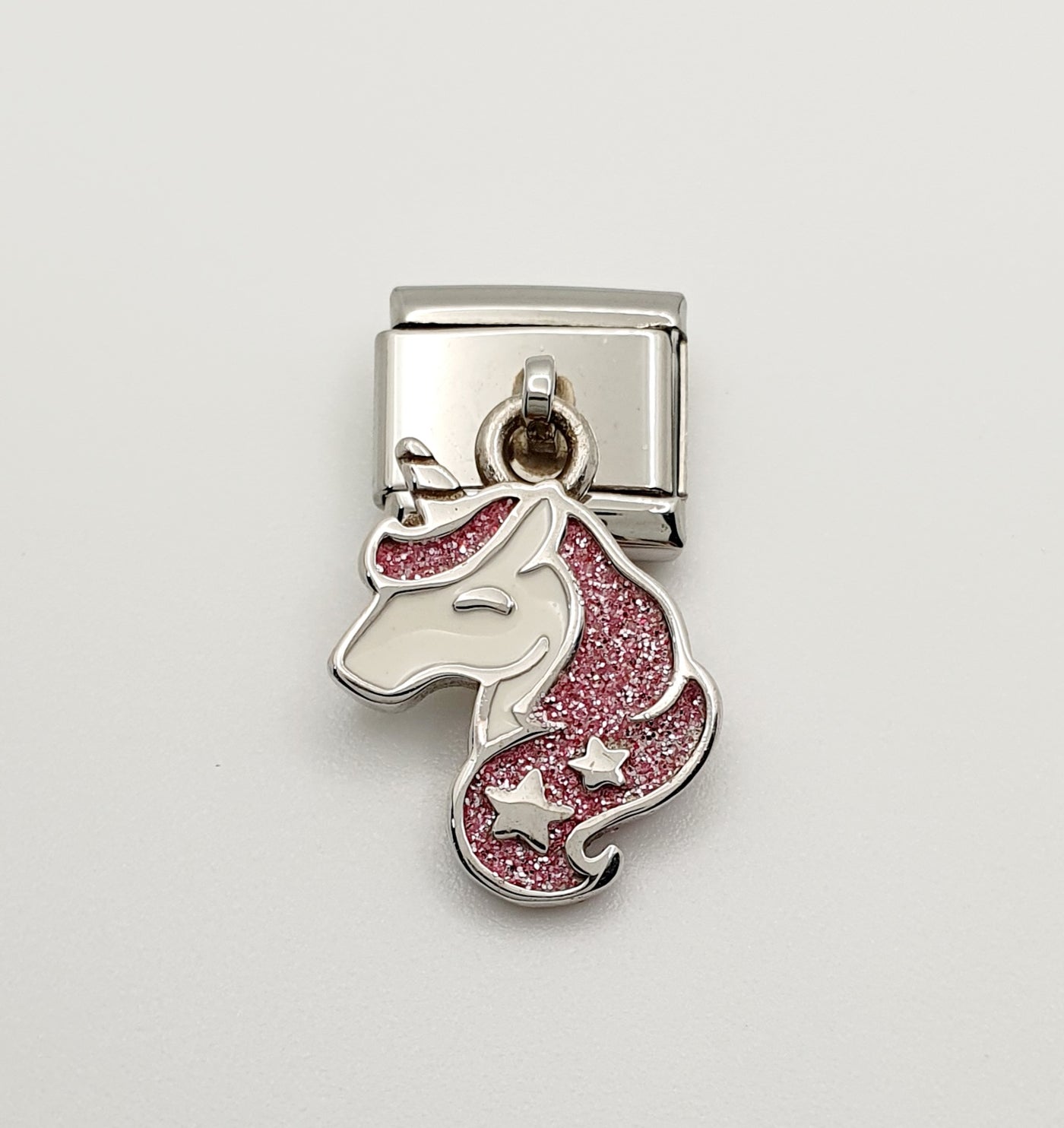 Nomination Charm Link "Unicorn" Stainless Steel with Enamel & 925 Silver, 331805 13