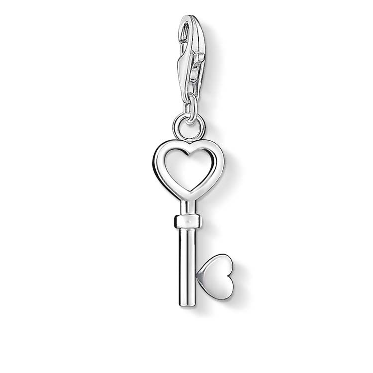 Thomas Sabo Charm Club Sterling Silver CC888 Open Heart Key