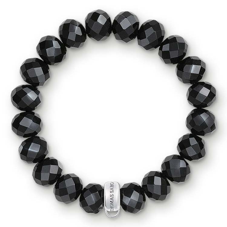 C/Club Black Obsidian Bracelet 15.5Cm