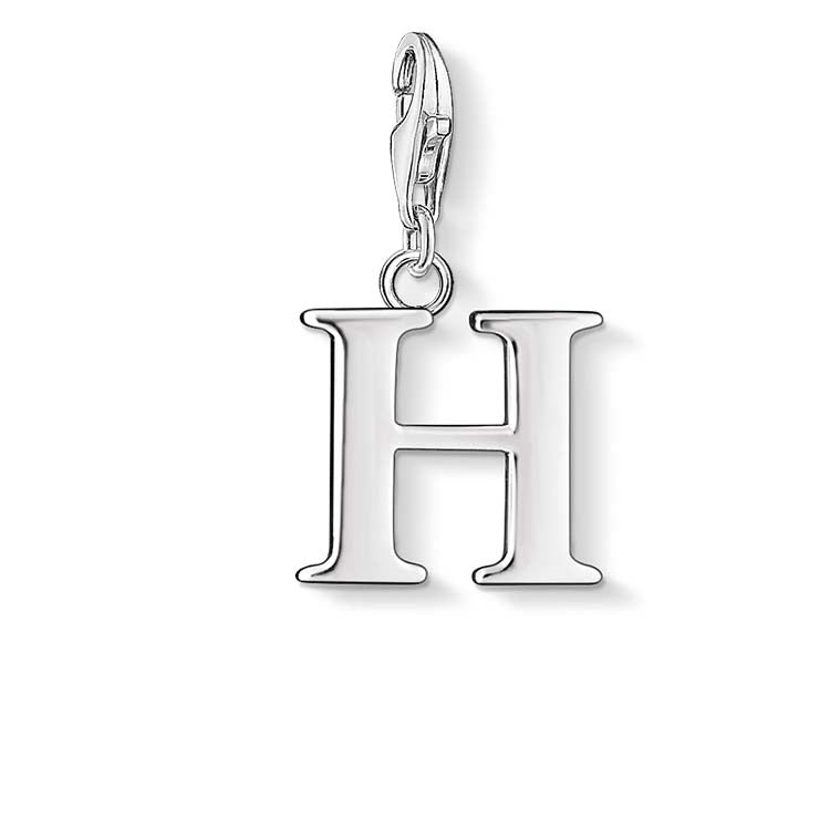 C/Club CC182 Sterling Silver Letter 'H' Charm