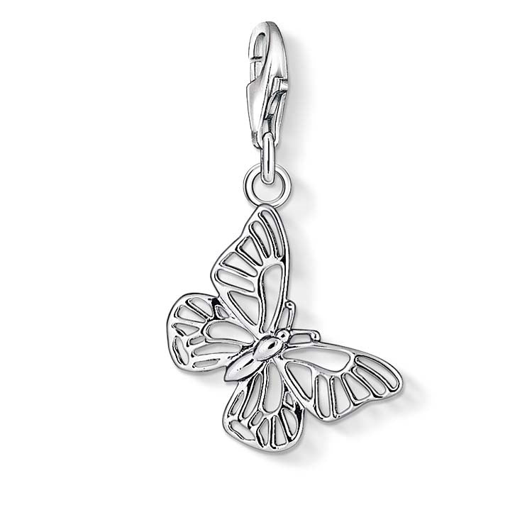 Thomas Sabo Charm Club Sterling Silver Butterfly Charm