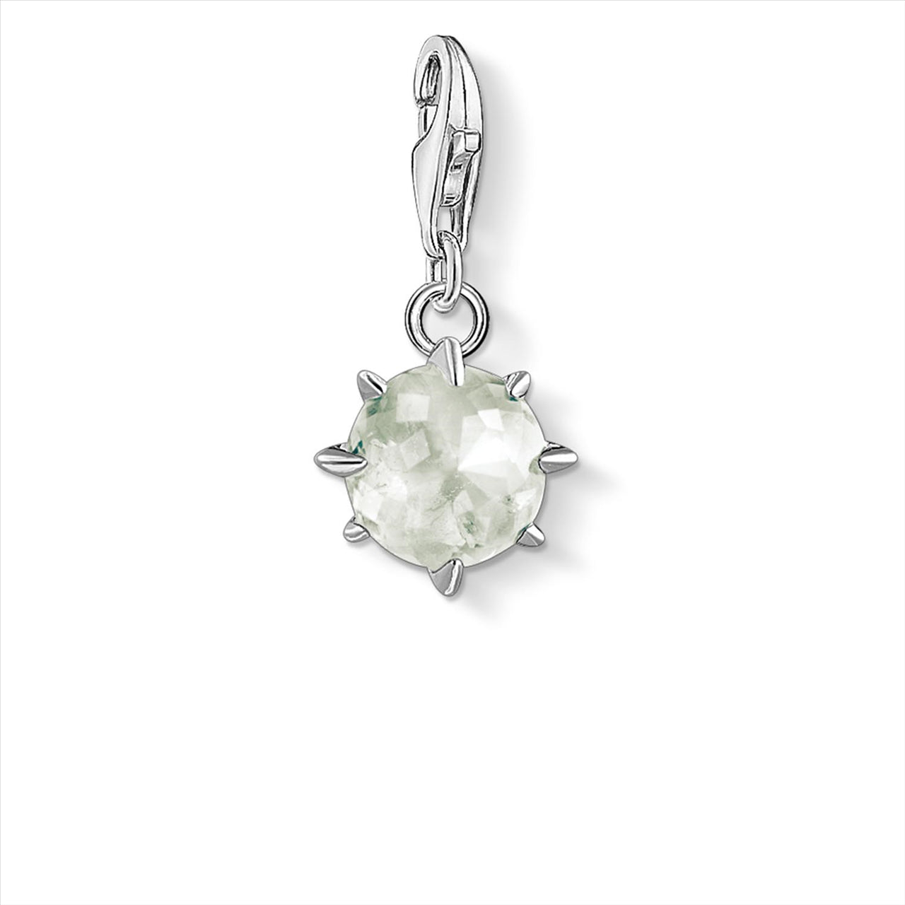 C/Club CC1786 Sterling Silver August Birthstone Pariolite Charm