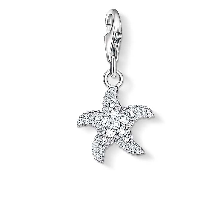 C/Club CC917 Starfish Cz Silver Charm
