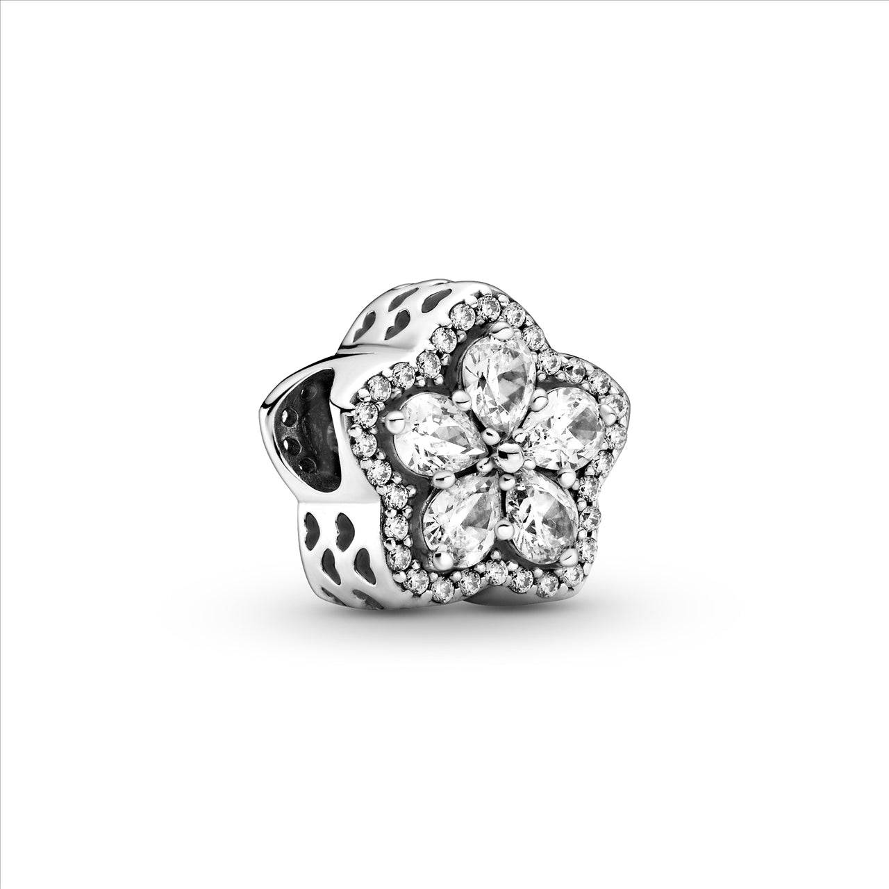 Pandora Sparkling Sterling Silver Snowflake Cubic Zirconia Pave Charm