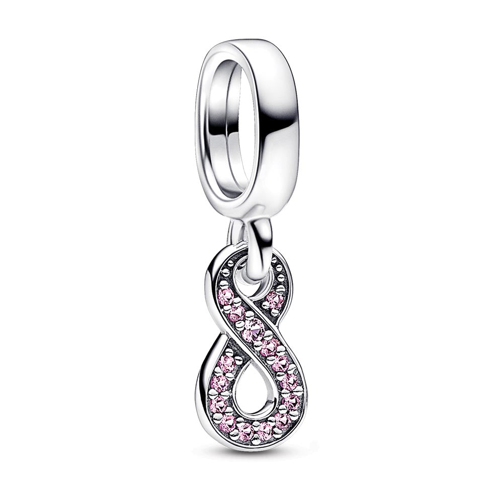 Sparkling Infinity Dangle Charm