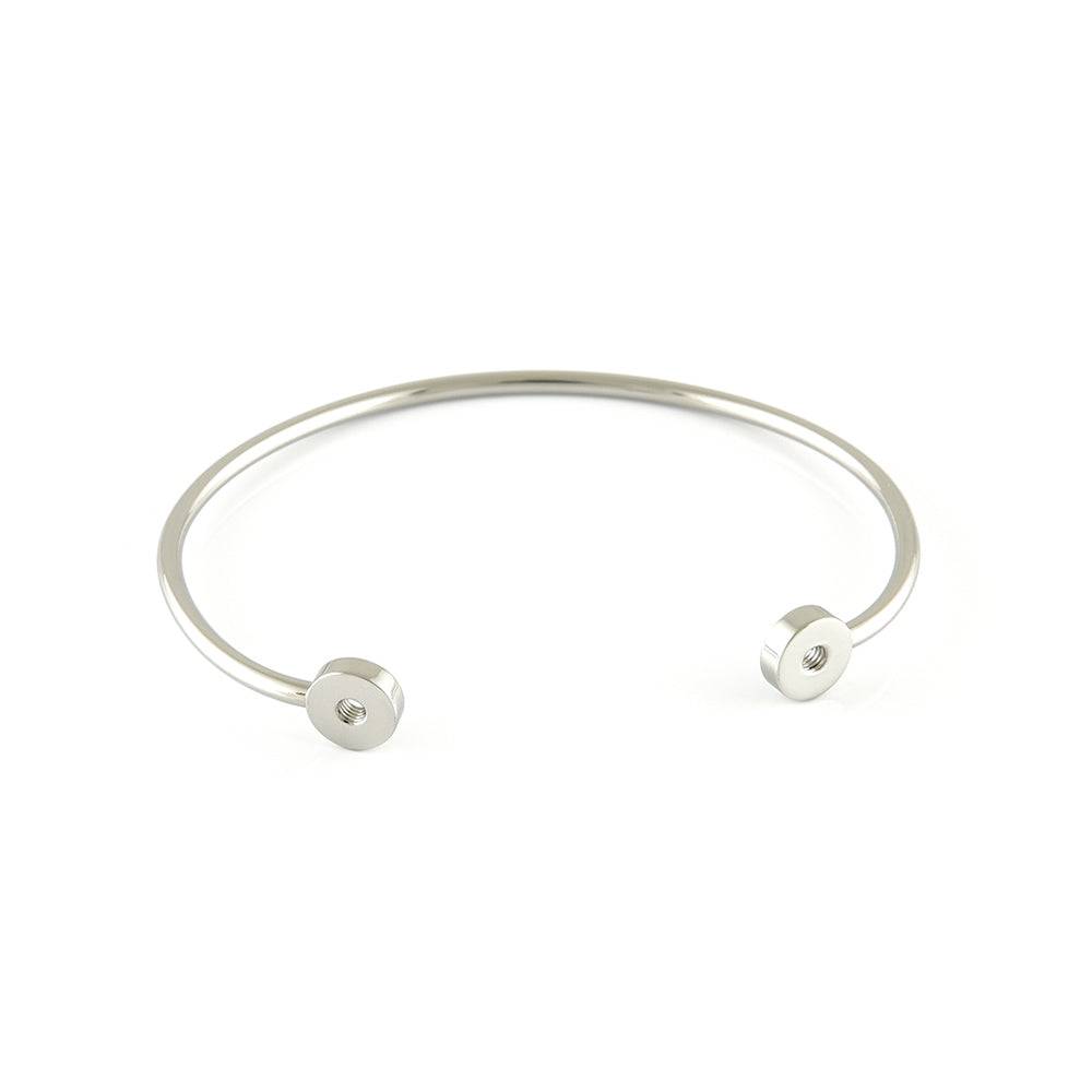 Qudo-FAMOSA Stainless Steel bangle for 2 tops