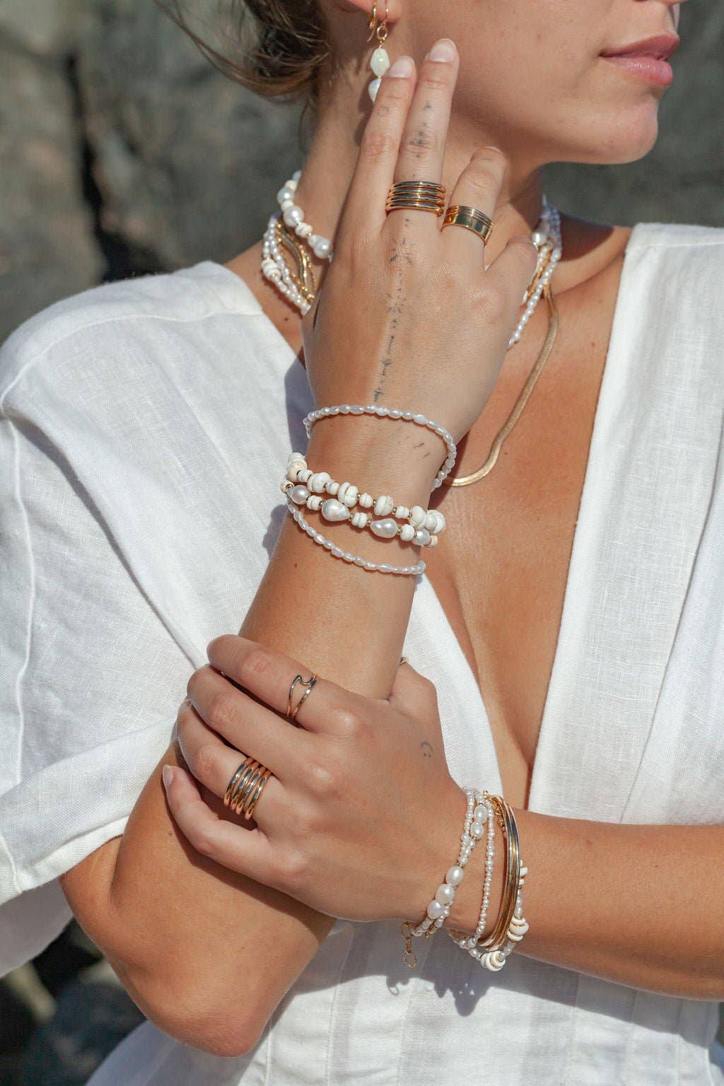 baroque pearl bracelet