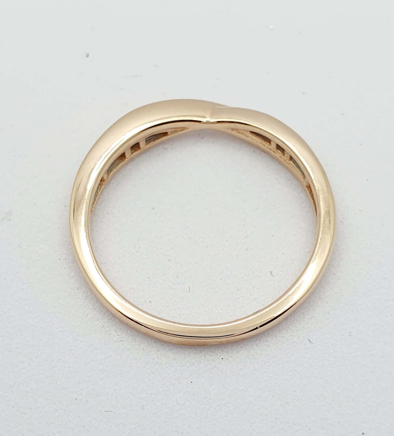 14ct Rose Gold Diamond Ring 0.10ct TDW
