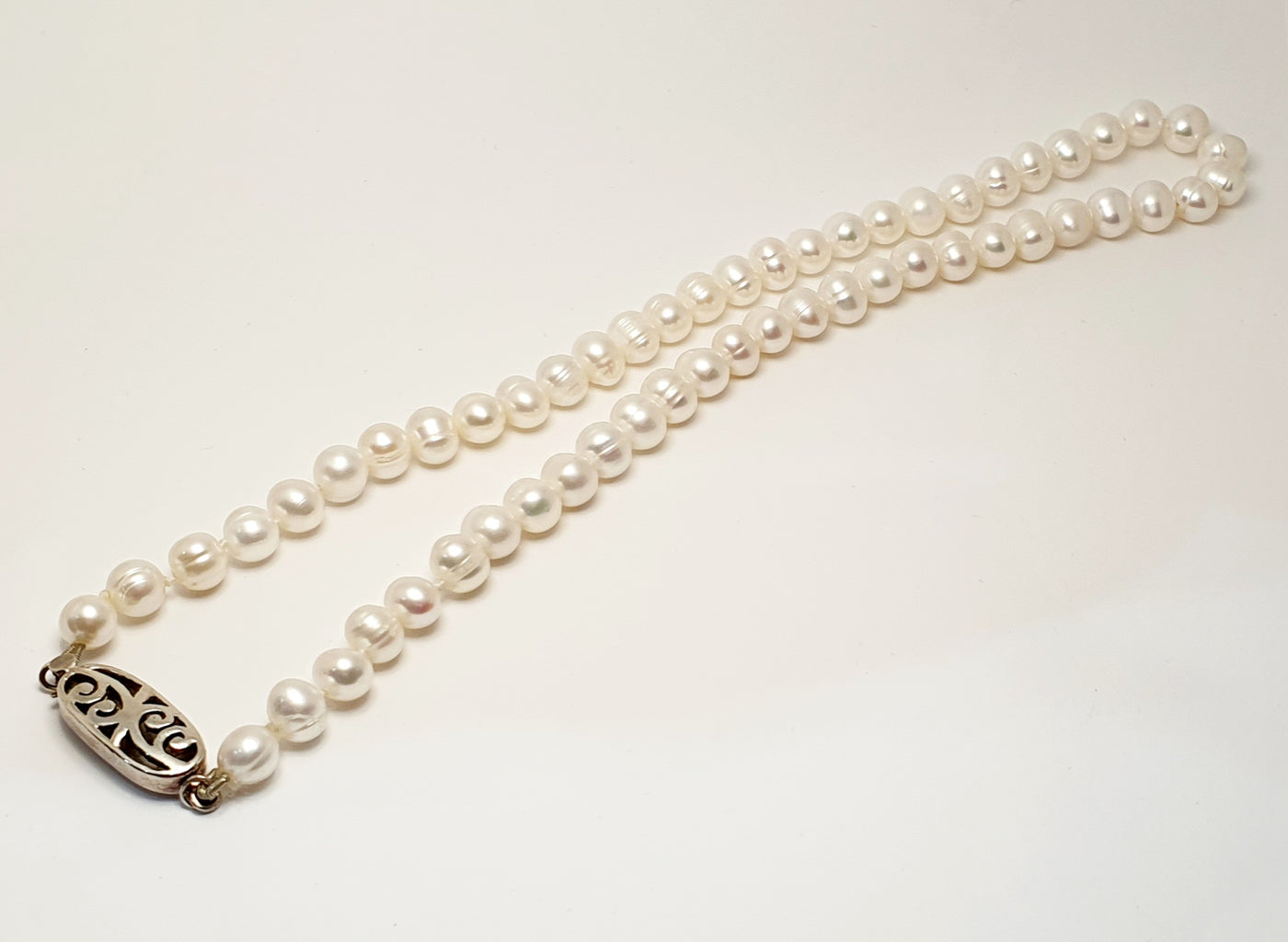 Freshwater Pearl 42cm Necklace with Sterling Silver Clasp