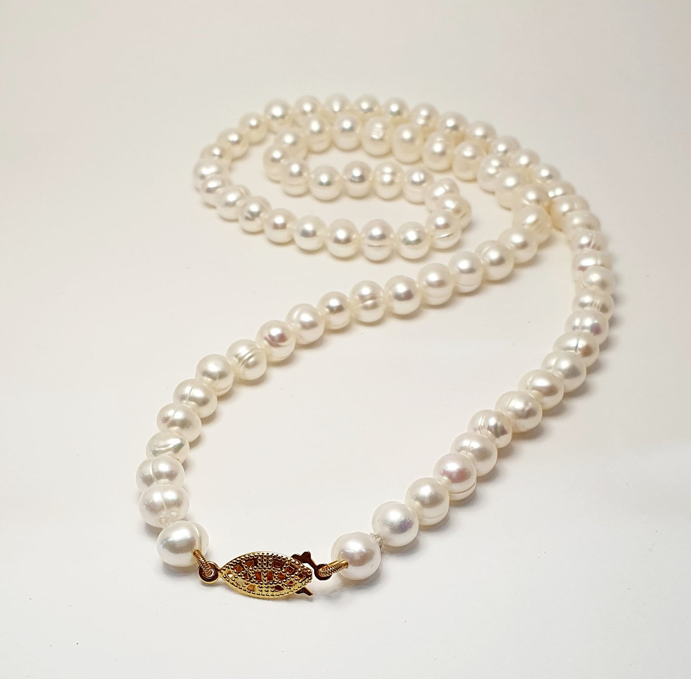 Freshwater Pearl 55cm Necklace with Gold Plated Clasp