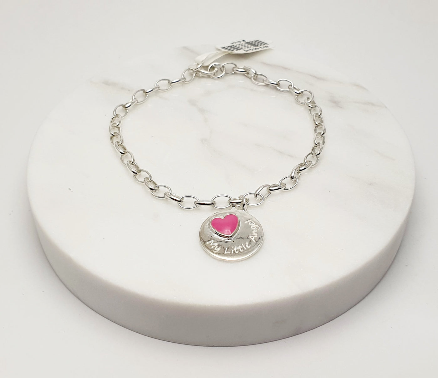 Sterling Silver Bracelet with Charm