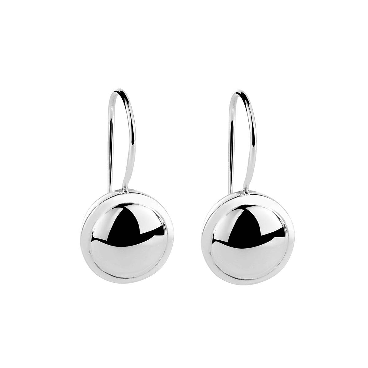 NAJO sterling silver shepherd hook fashion no stone sterling silver polished earring